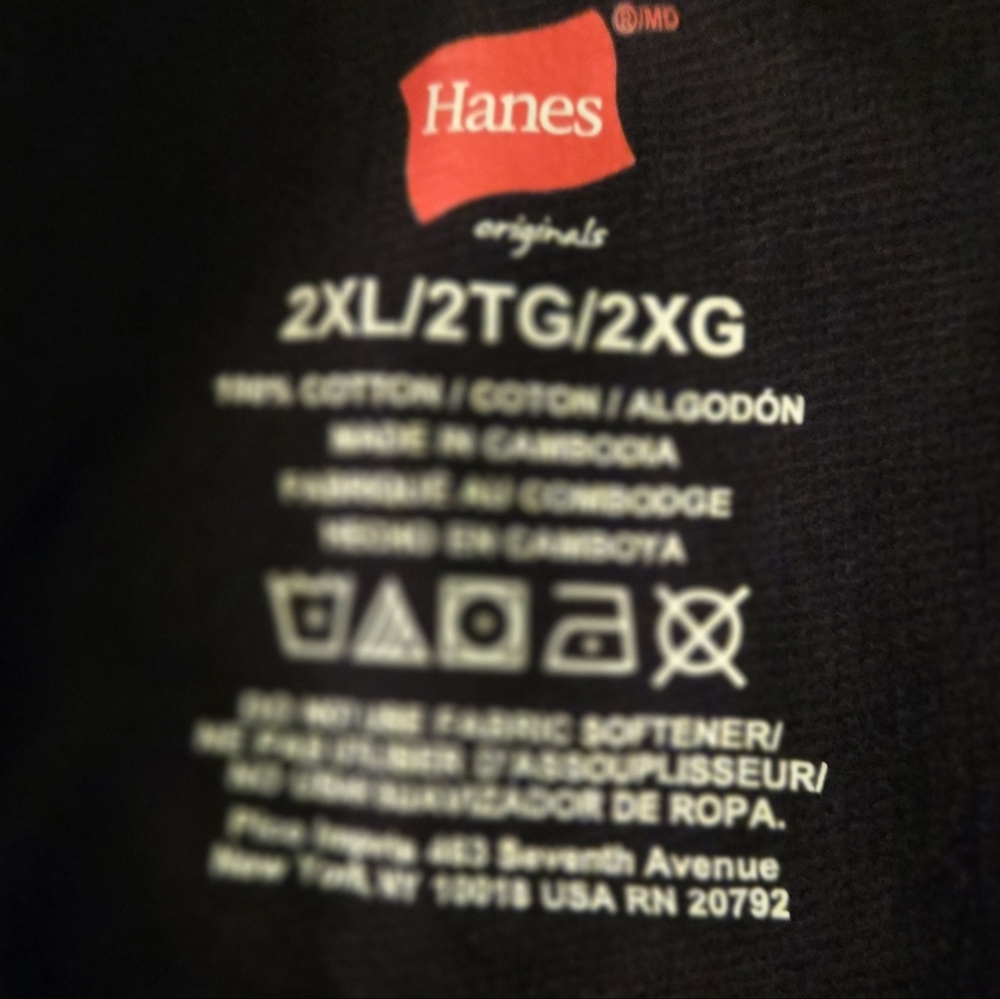 Hanes Mens Joggers Lounge Pants Black Cotton 2XL ๐ฅ NWT - Picture 9 of 12